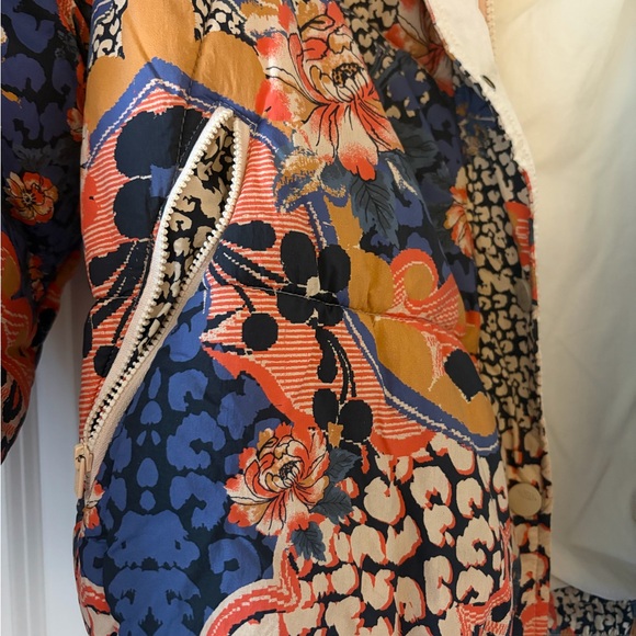 Free People Multicolor Floral Puffer Jacket - Picture 2 of 2